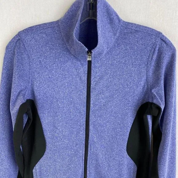 ADIDAS Purple Zip Jacket - Picture 2 of 6